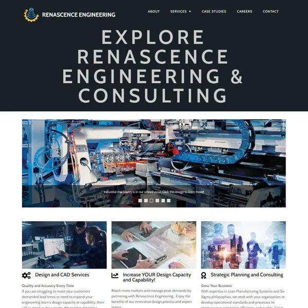 Renascence Engineering website